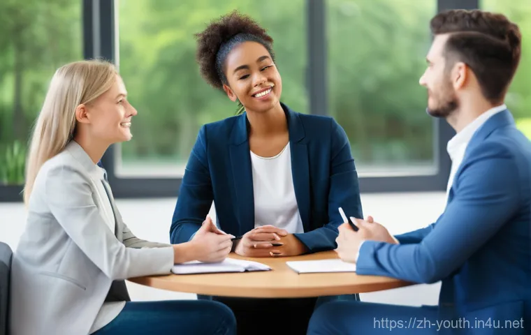 청소년상담사 자격증 합격률 통계 - **Prompt 2: Empathetic Connection in Youth Counseling**
    "A realistic and warm portrayal of a fem...