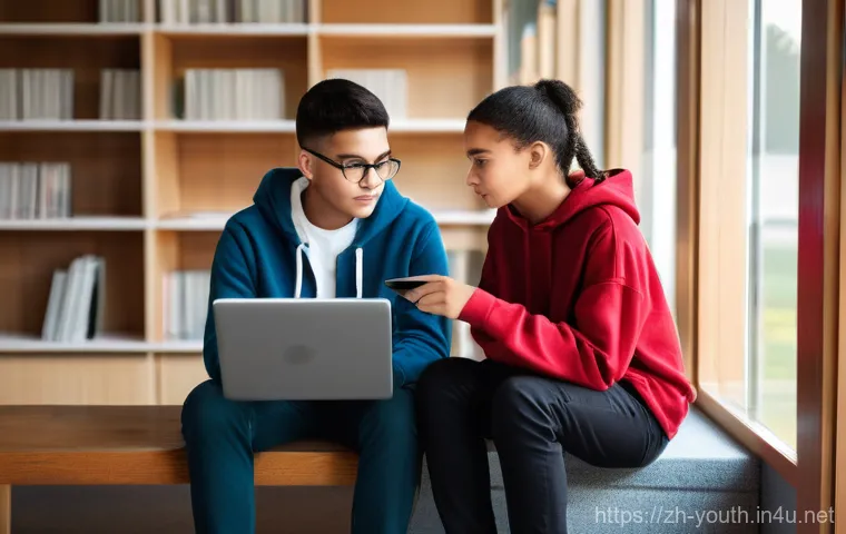 청소년상담사 윤리강령과 실천 방안 - **Prompt 2: Embracing Growth's Journey**
    A bright, contemporary school counseling office bathed ...