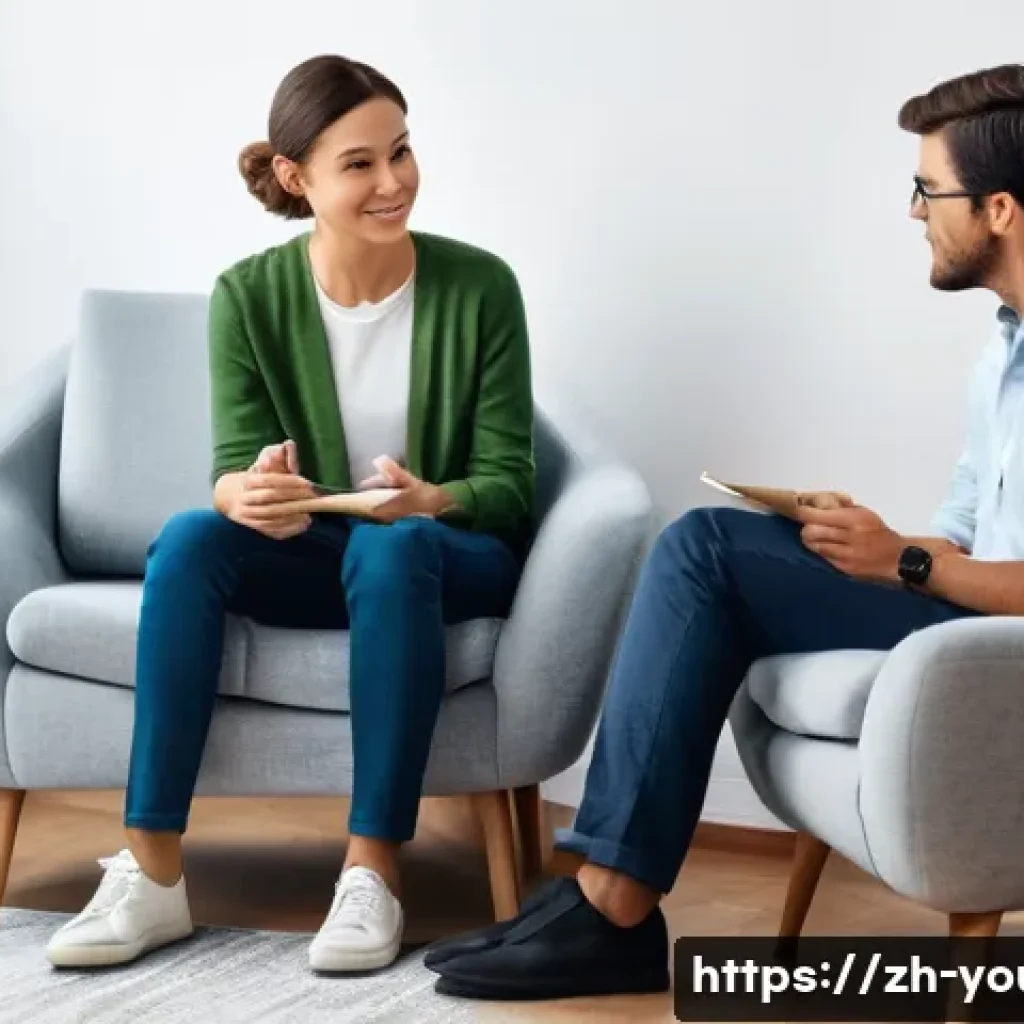 청소년상담사 상담 도구 사용법 - **Prompt 1: Empathetic Connection in Counseling**
    A compassionate female therapist, around 40 ye...