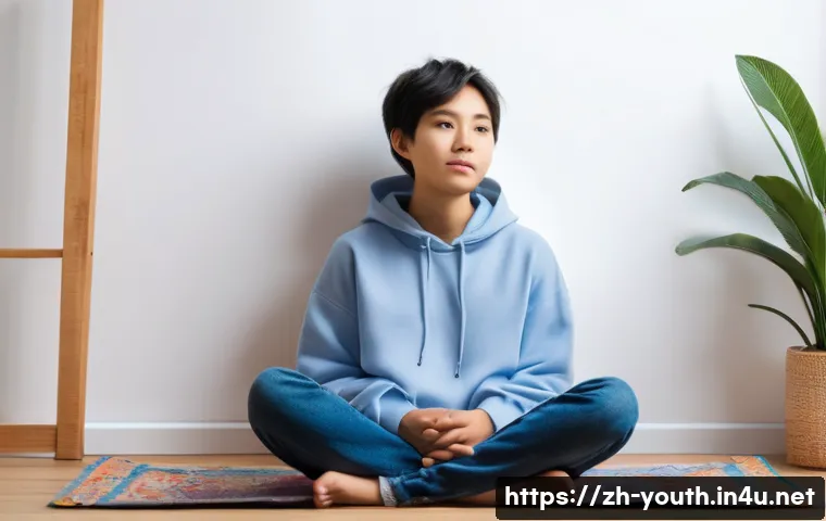 청소년상담사로서 청소년 발달과정 이해 - **Prompt 1: Emotional Rollercoaster and Identity Search**
    A realistic depiction of a diverse Eas...