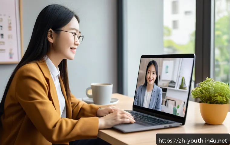 청소년상담사 자격증을 위한 온라인 강의 추천 - A modern online learning environment featuring a young Asian adult female counselor in casual profes...